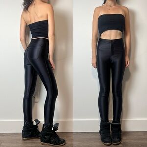 American Apparel black disco pants